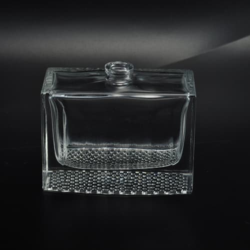 Elegant and tasteful rectangle glass home perfume bottles